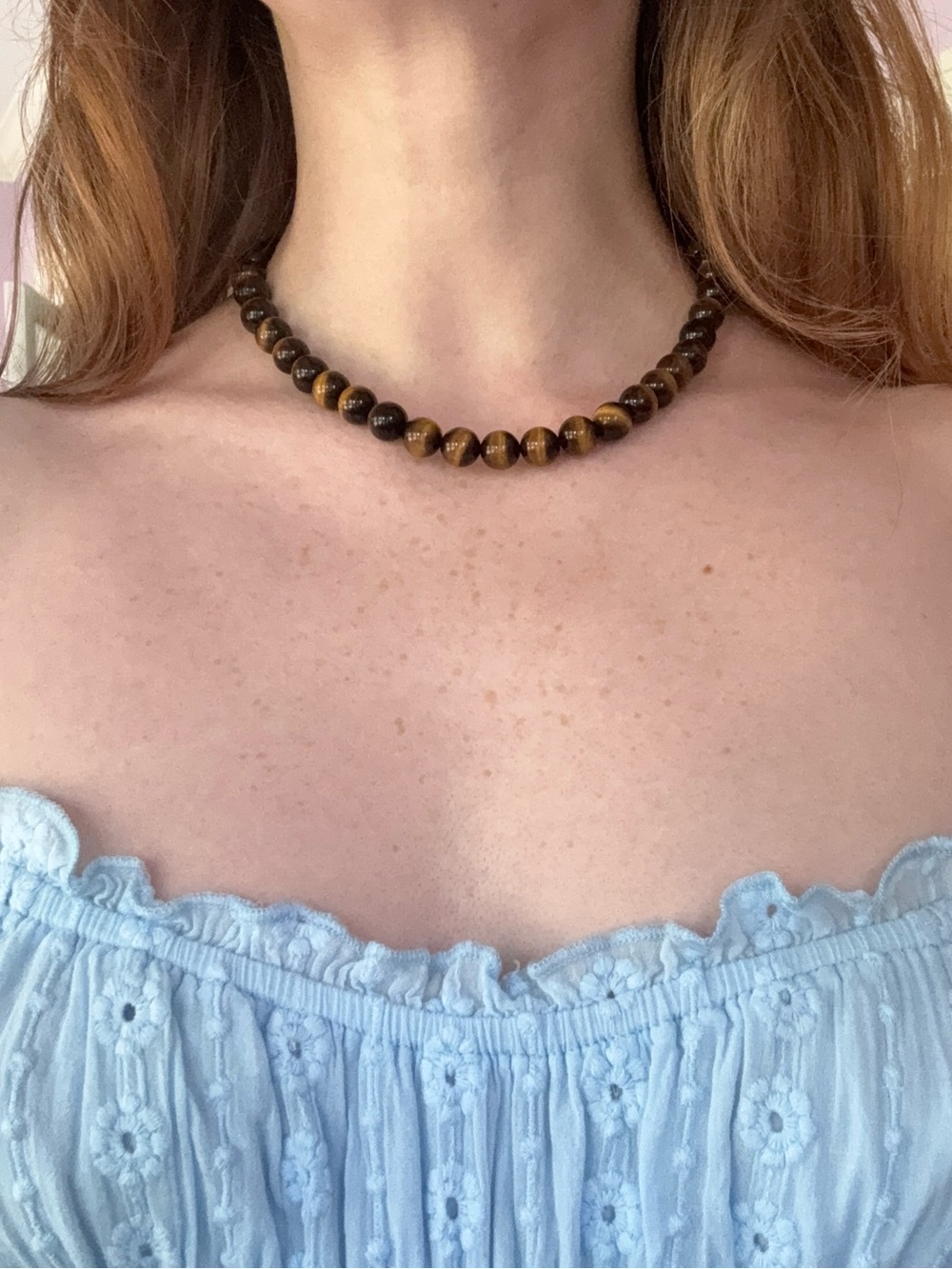 Tiger's Eye Bead Necklace